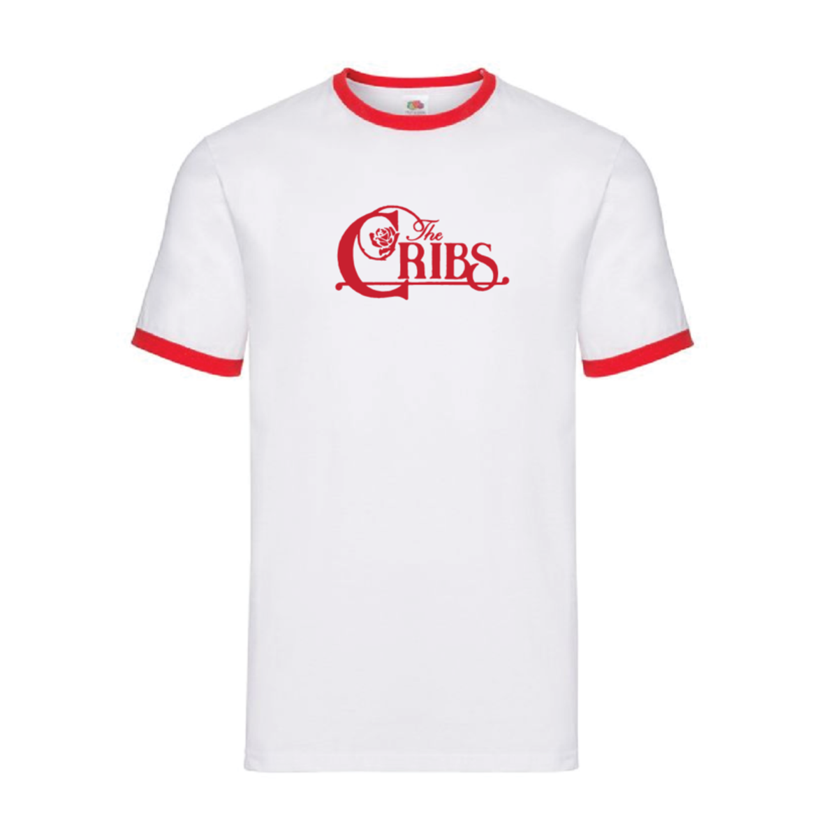 Ringer Logo White w/ Red T-Shirt