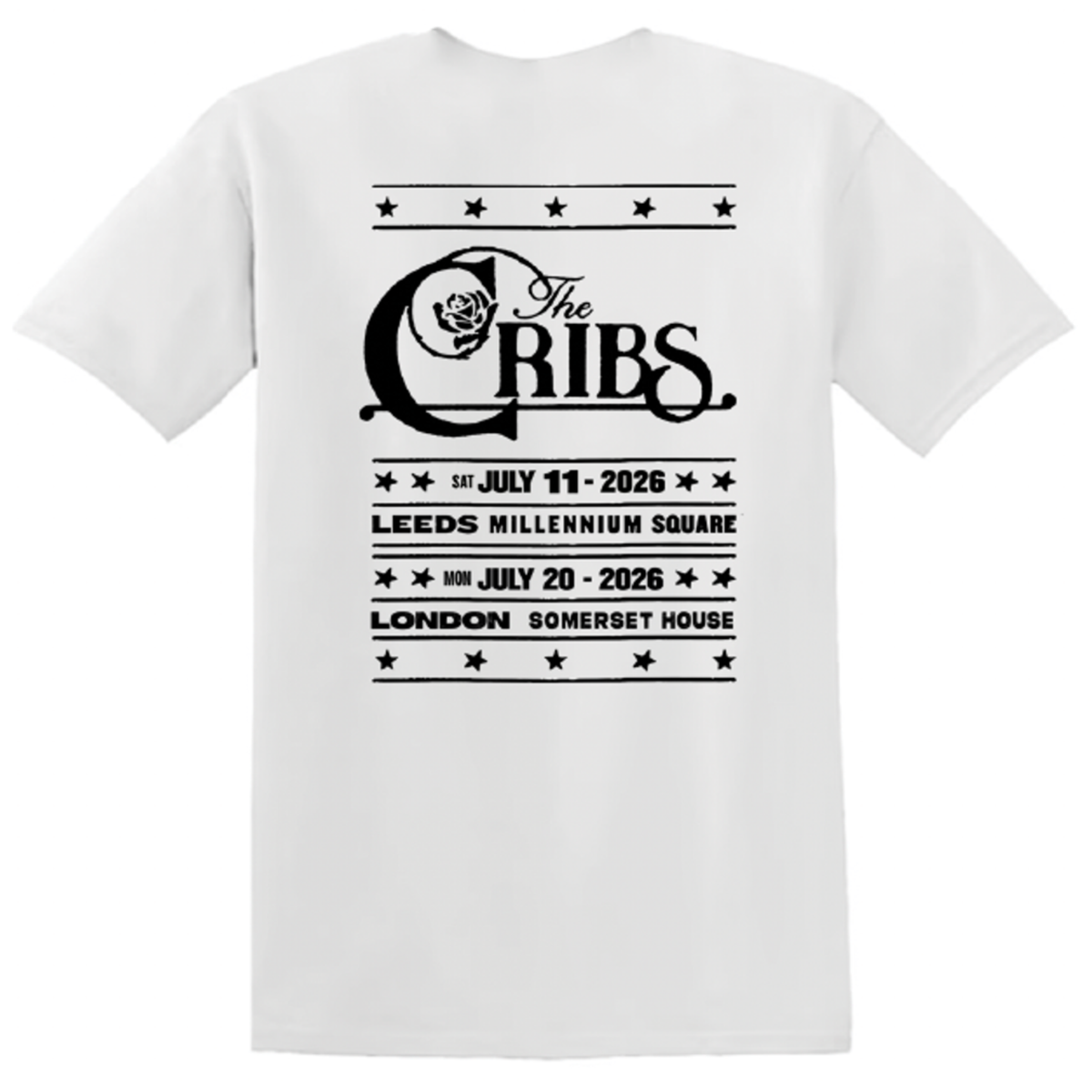 White Leeds & London 2026 T-Shirt