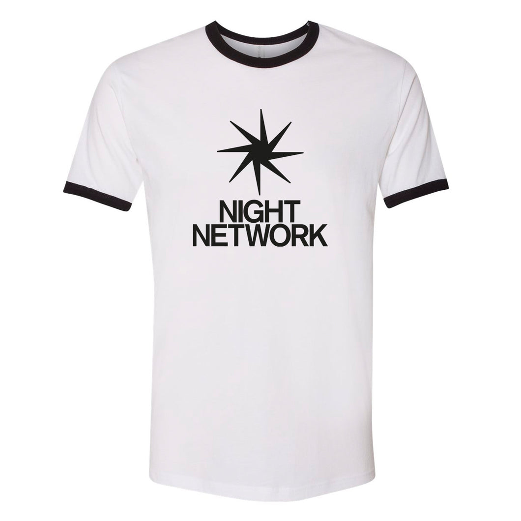 Night Network Ringer Tee