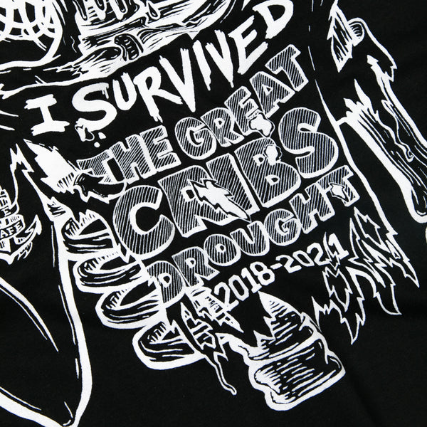 Load image into Gallery viewer, I Survived The Drought - Black T-Shirt
